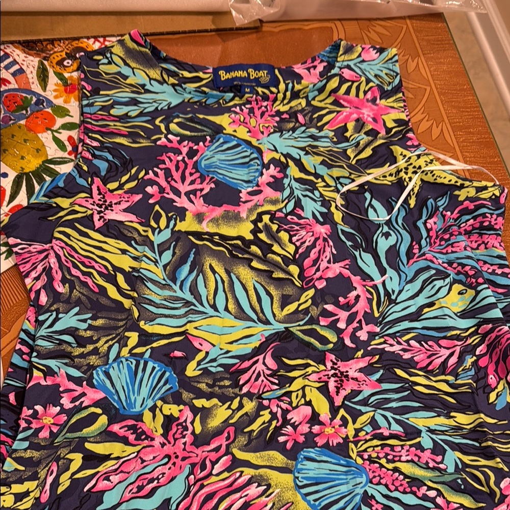Banana boat tank dress tags off but not worn